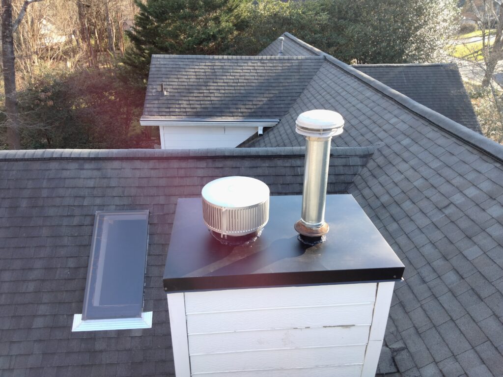 Chimney Pans customized by Top 904 Gutters in Yulee, Florida