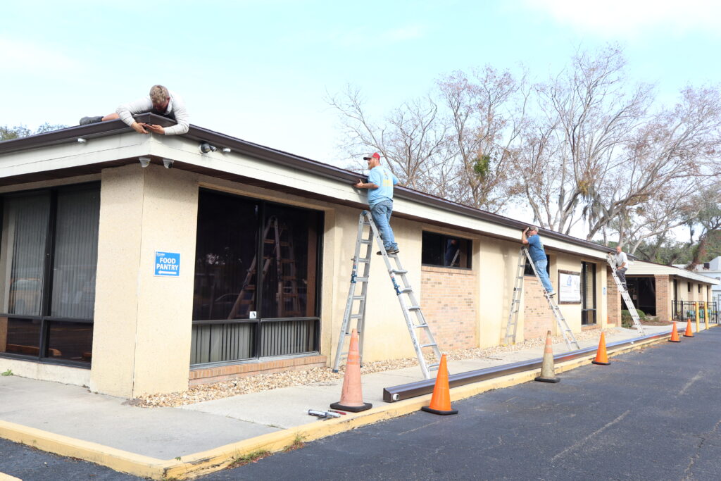 Commercial gutter installation services by top 904 gutters serving southeast georgia and northeast florida including Yulee, Florida.