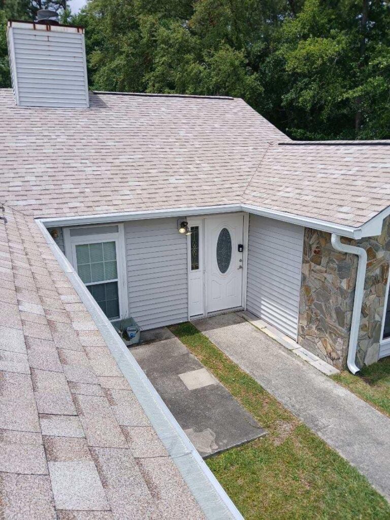 Photo of home with Gutter Guards installed by Top 904 Gutters in Nassau County, Florida.